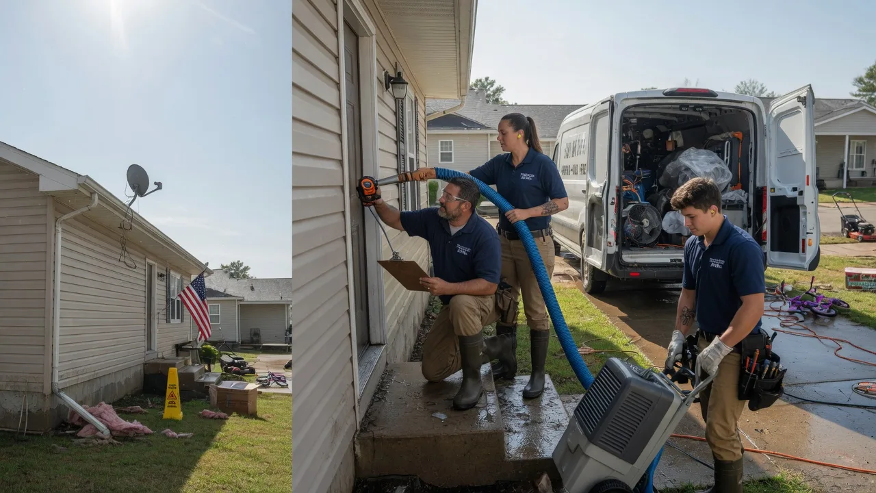 Ceiling Water Damage Restoration in Menno, SD near me